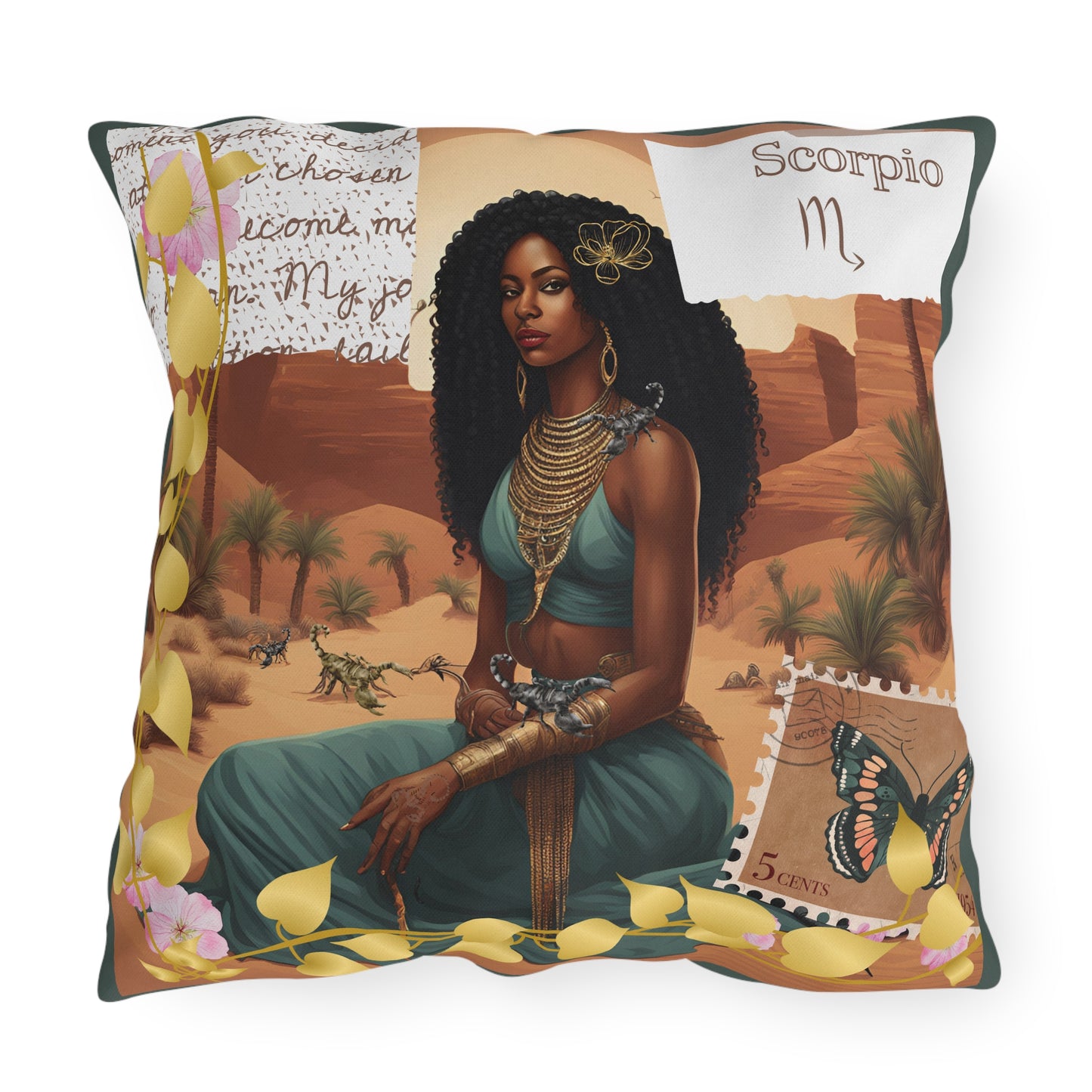 Outdoor Pillow - Scorpio Zodiac Sign