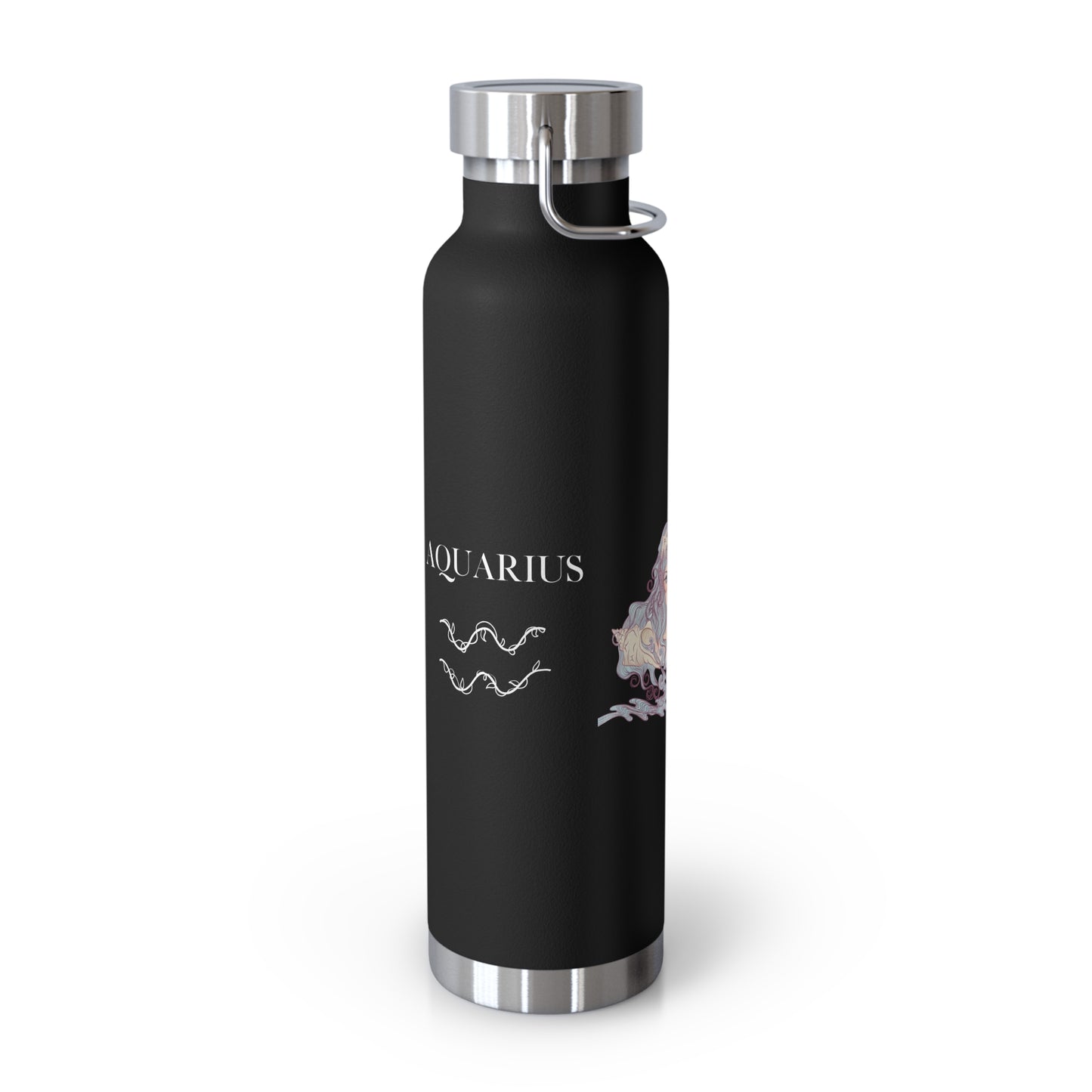 Zodiac Aquarius Copper Vacuum Insulated Bottle, 22oz