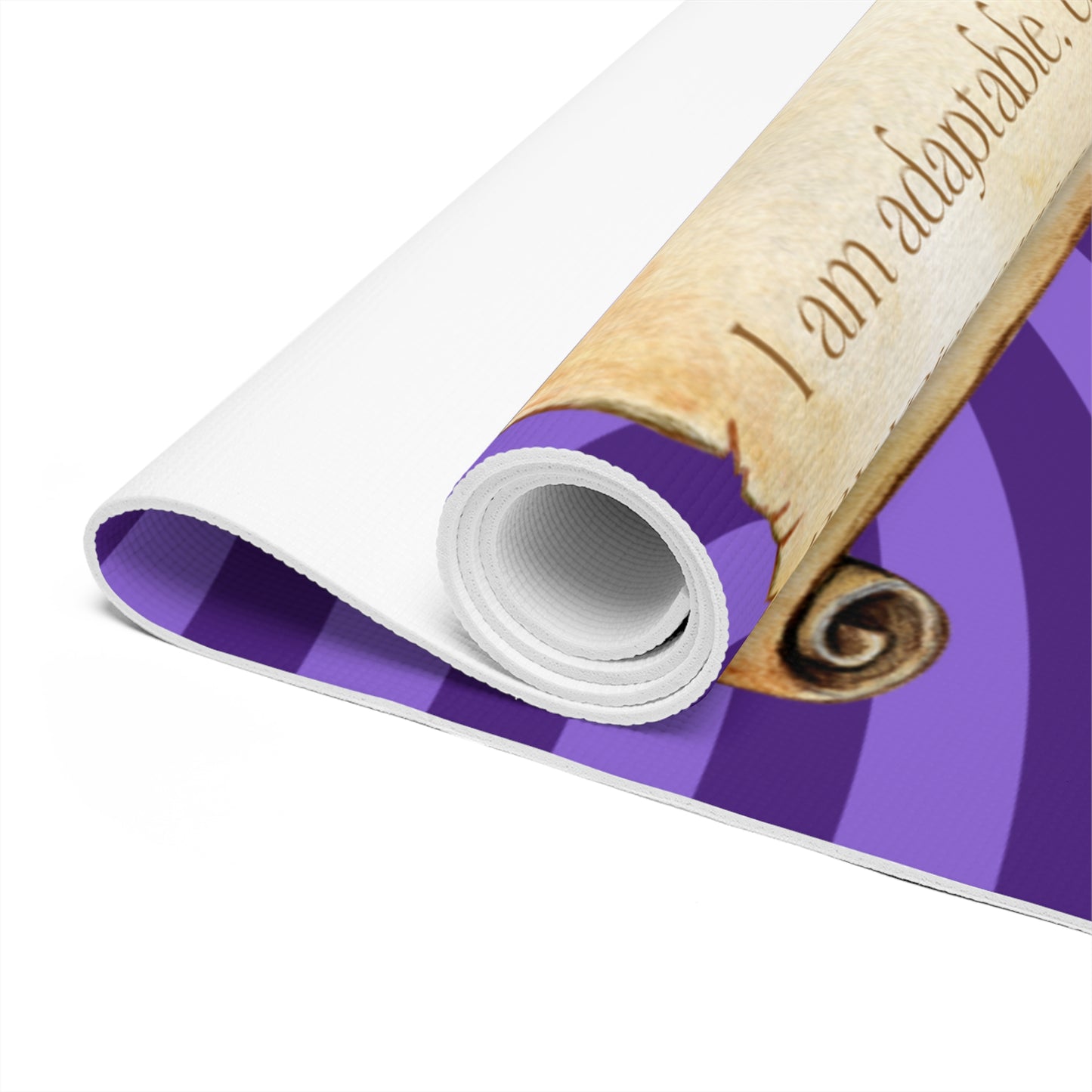 Purple Meditation Zodiac Gemini Foam Yoga Mat