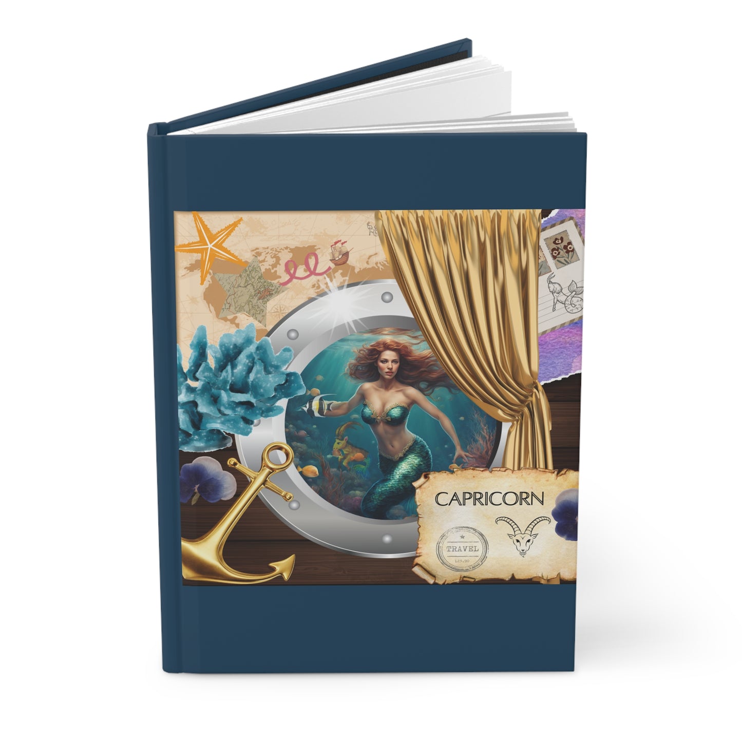 Zodiac Capricorn Hardcover Journal Matte