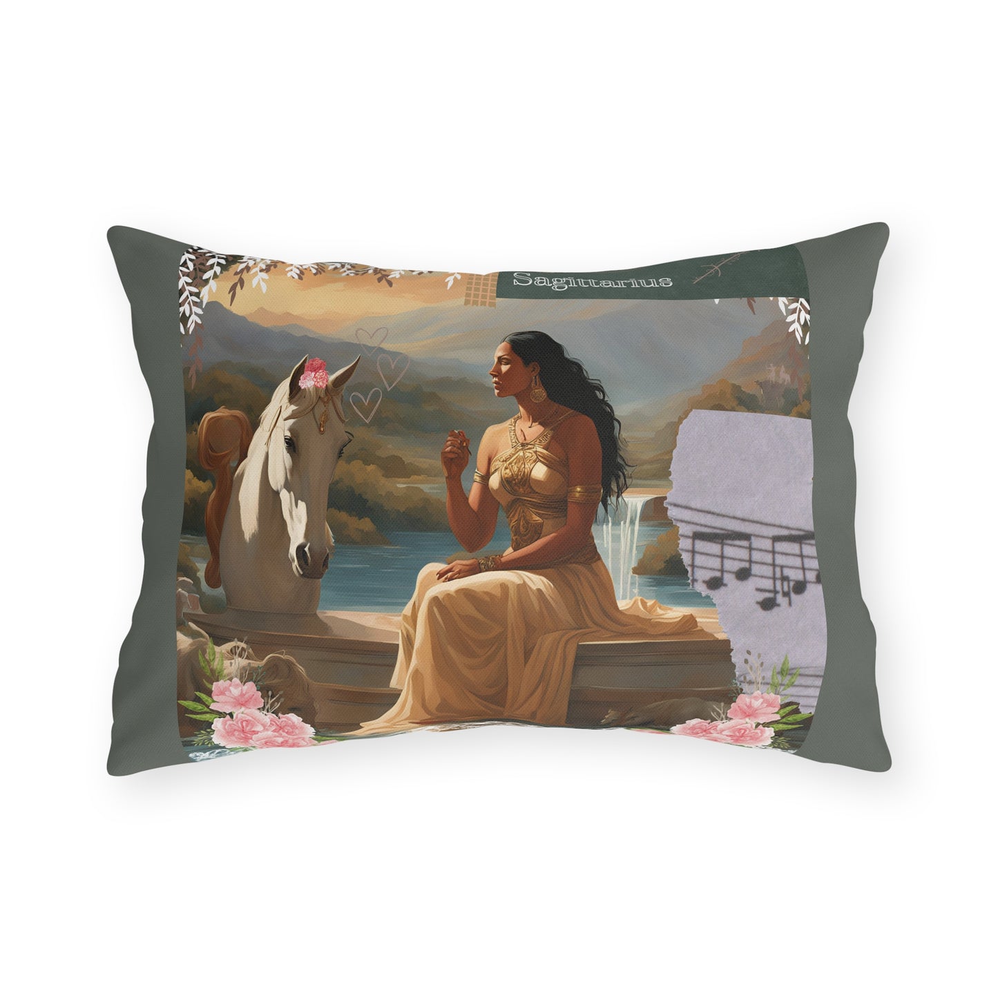 Outdoor Pillow - Sagittarius Zodiac Sign