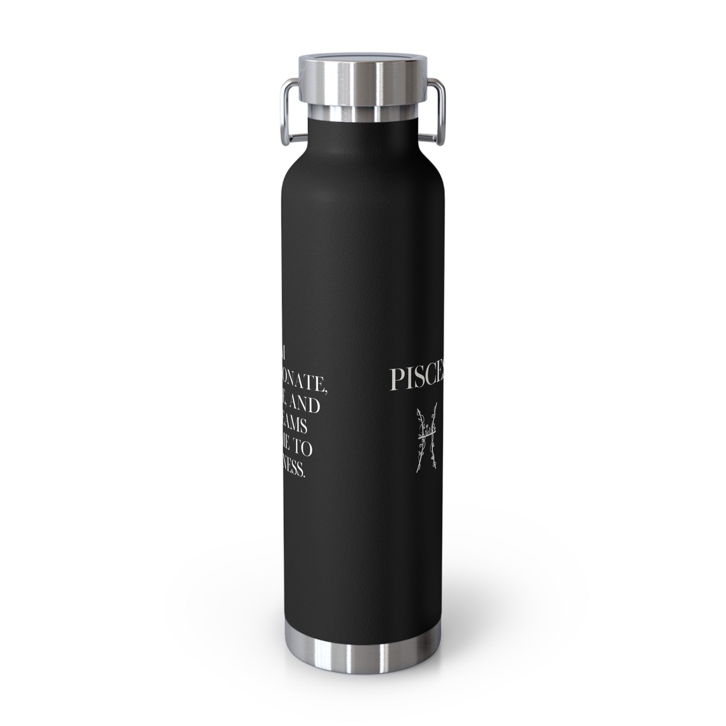 Zodiac Pisces Copper Vacuum Insulated Bottle, 22oz