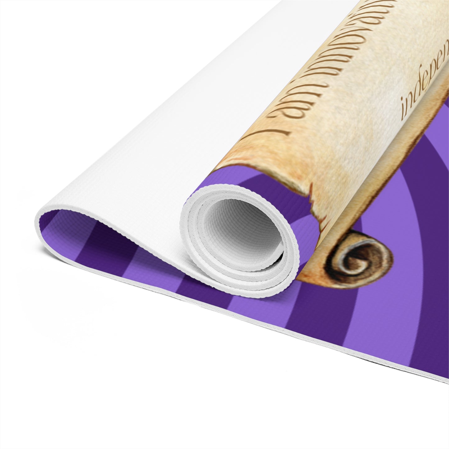 Purple Meditation Zodiac Aquarius Foam Yoga Mat