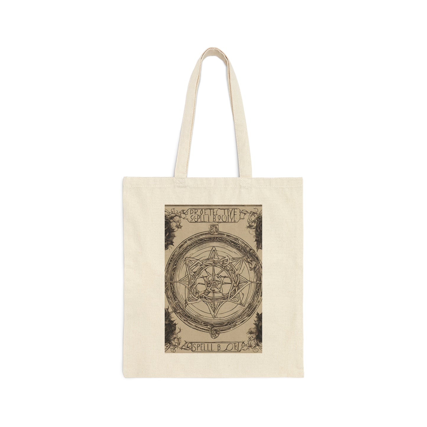 Protective Book - Cotton Canvas Tote Bag