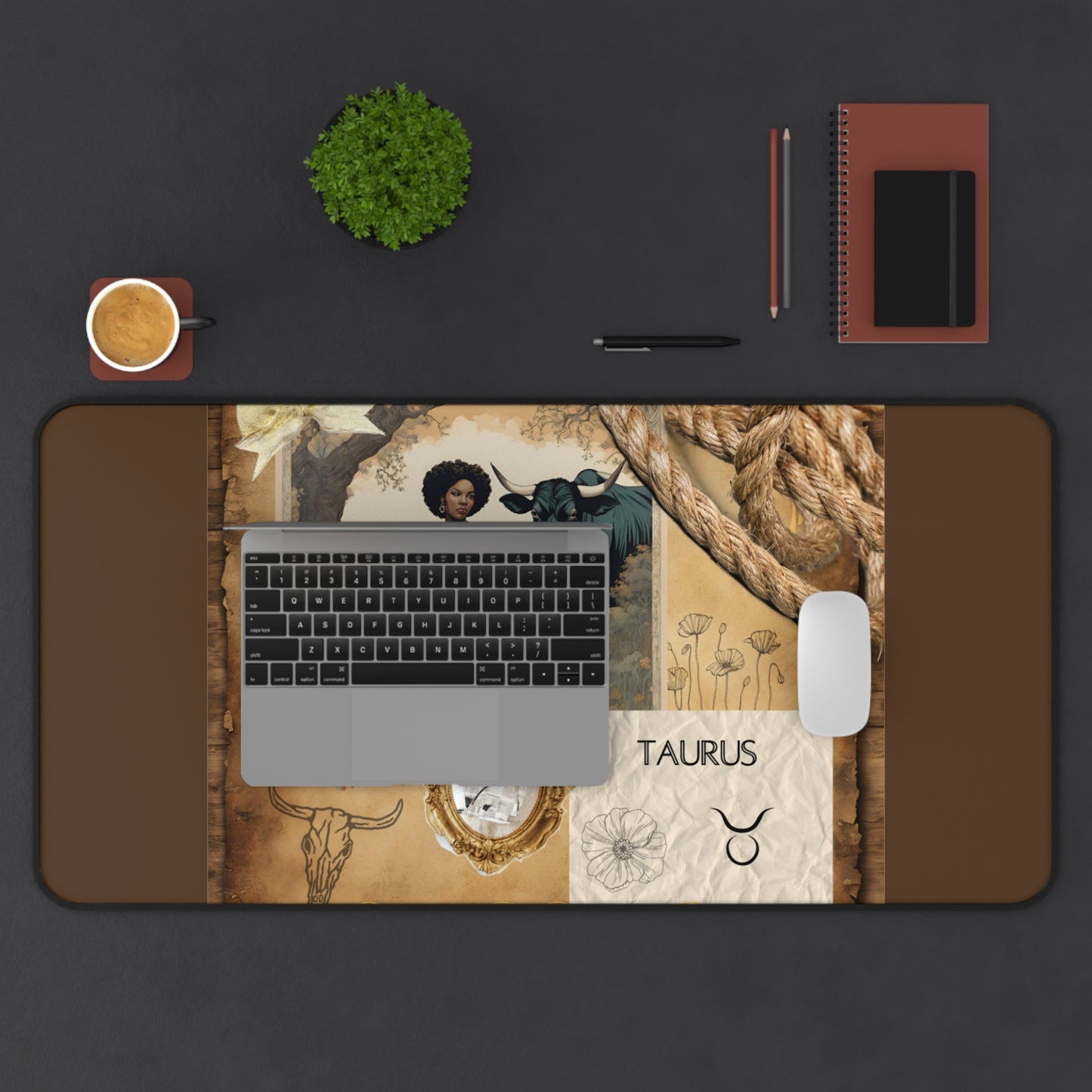 Zodiac Taurus Desk Mat