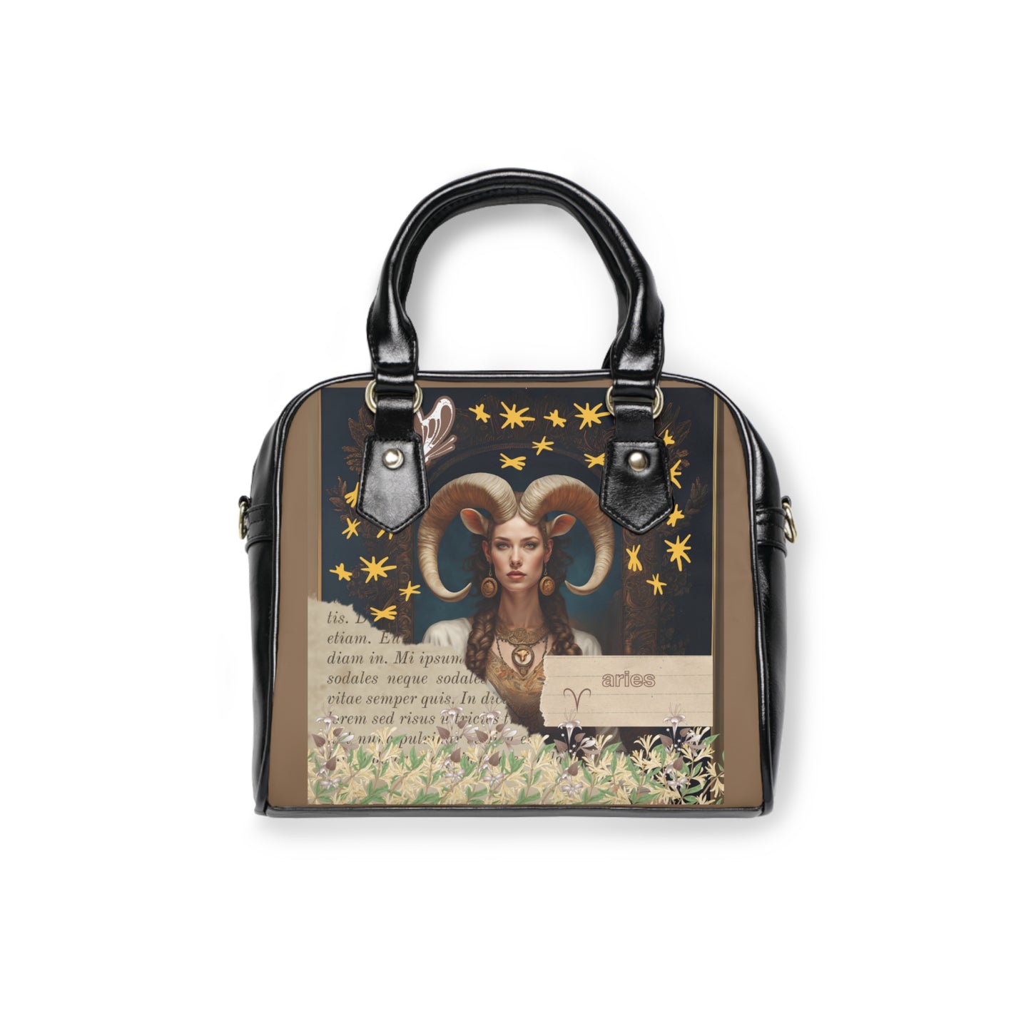 Zodiac Aries Shoulder Handbag