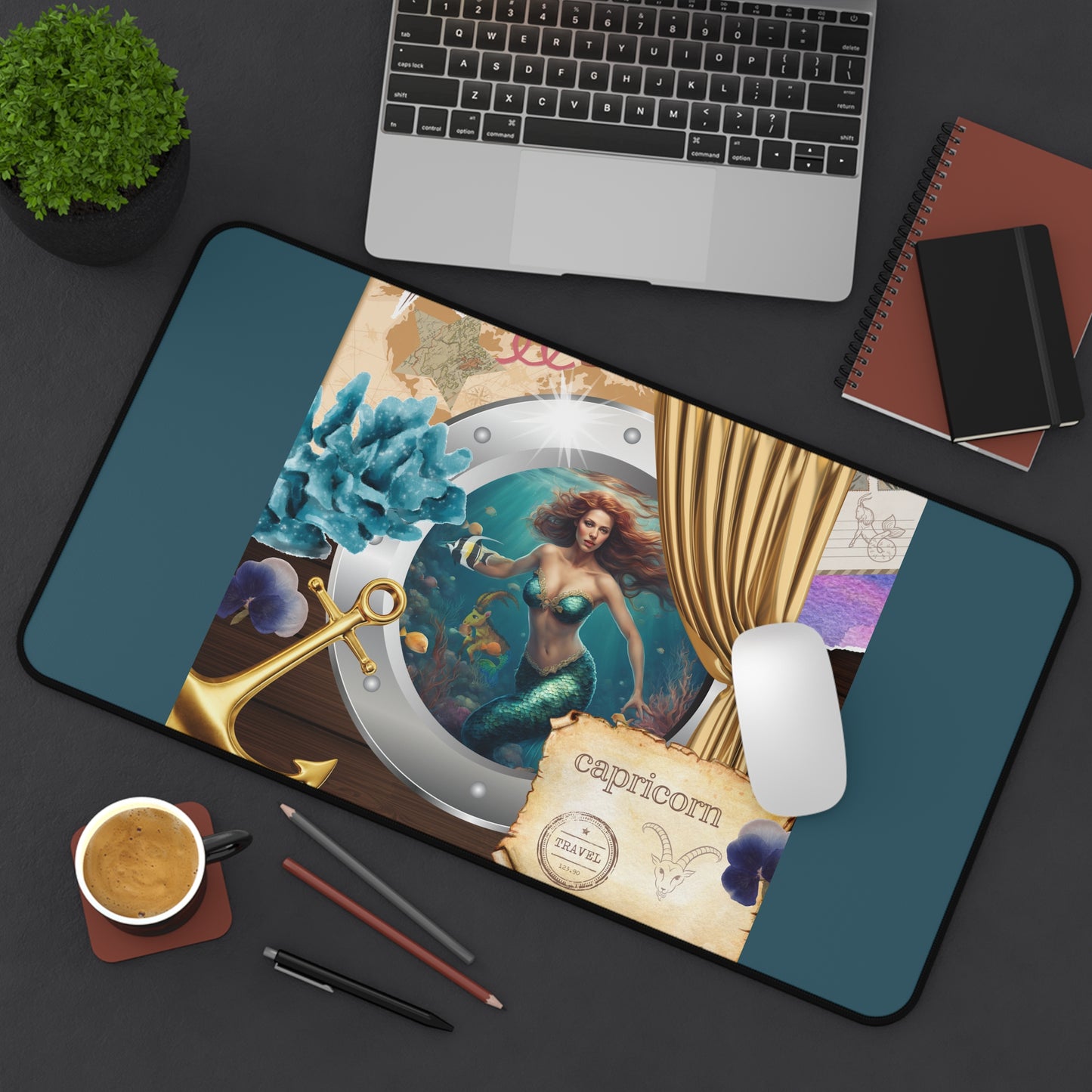 Zodiac Capricorn Desk Mat