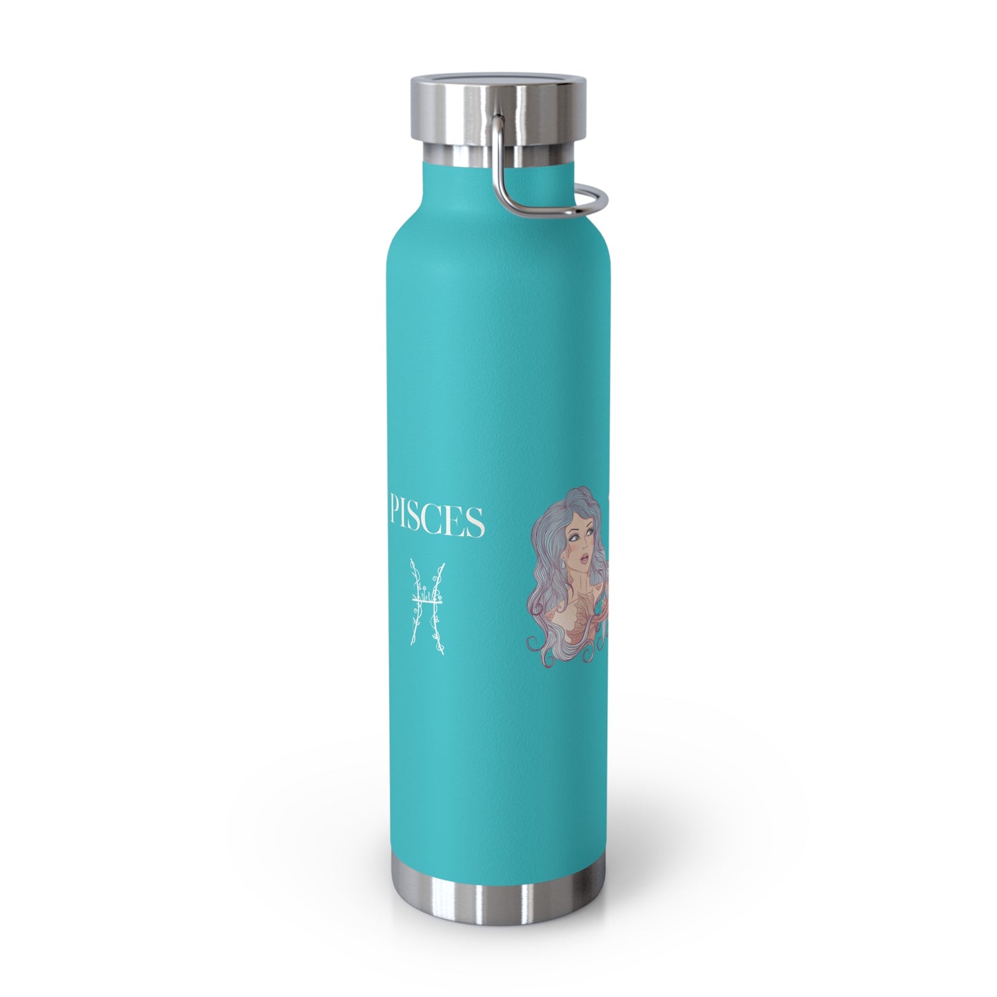 Zodiac Pisces Copper Vacuum Insulated Bottle, 22oz