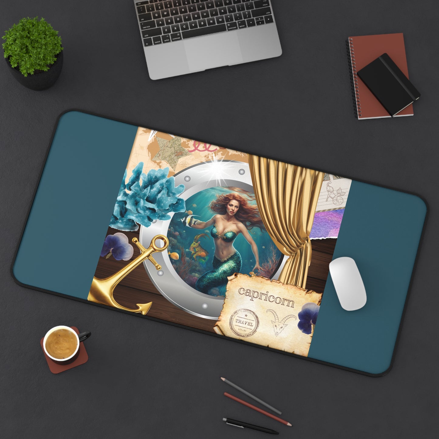 Zodiac Capricorn Desk Mat