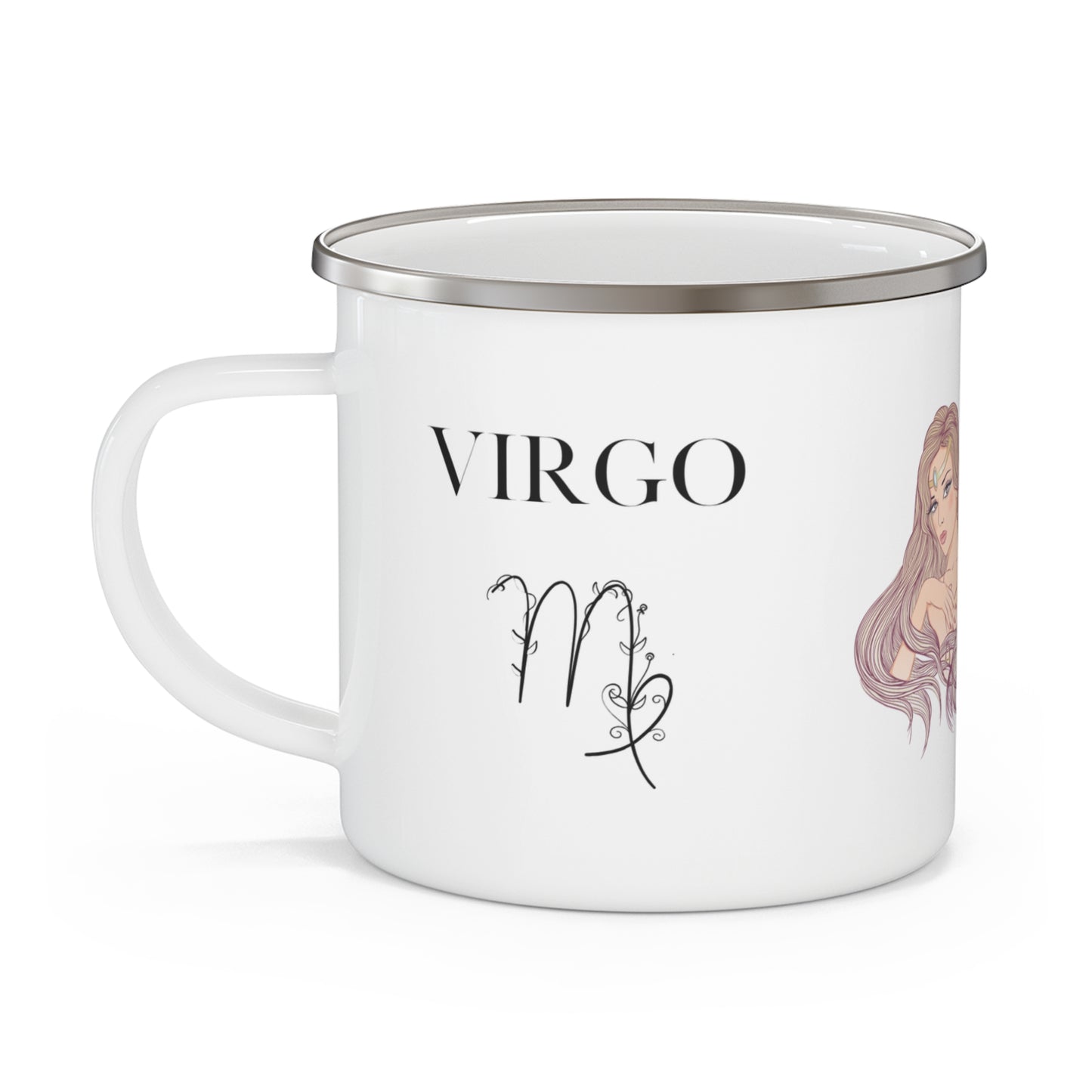 Zodiac Virgo Enamel Camping Mug