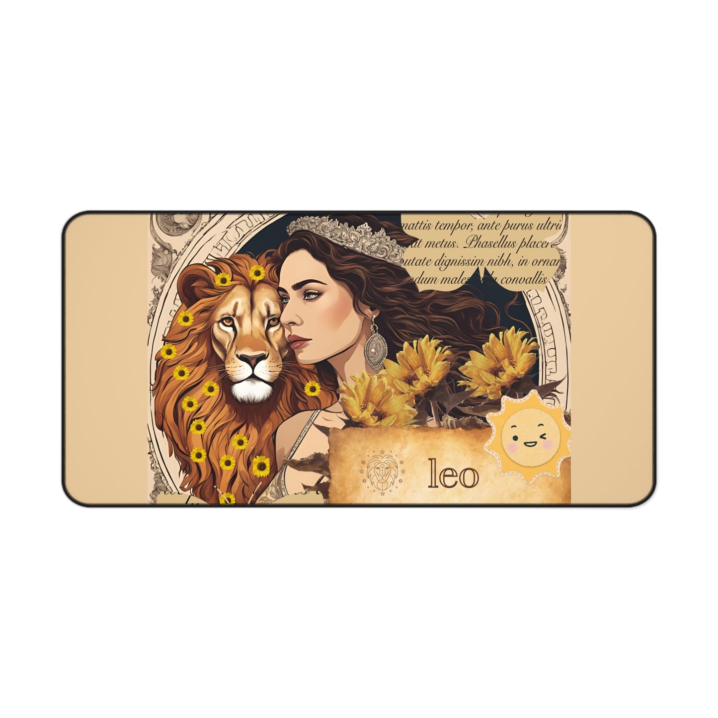 Zodiac Leo Desk Mat