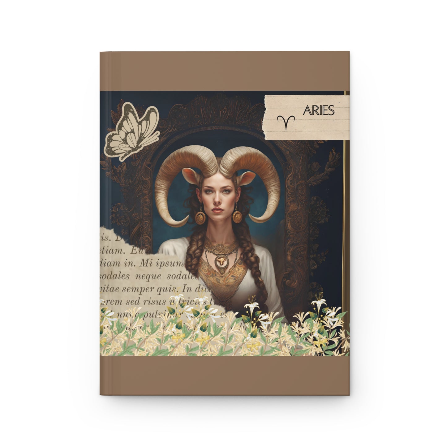 Zodiac Aries Hardcover Journal Matte