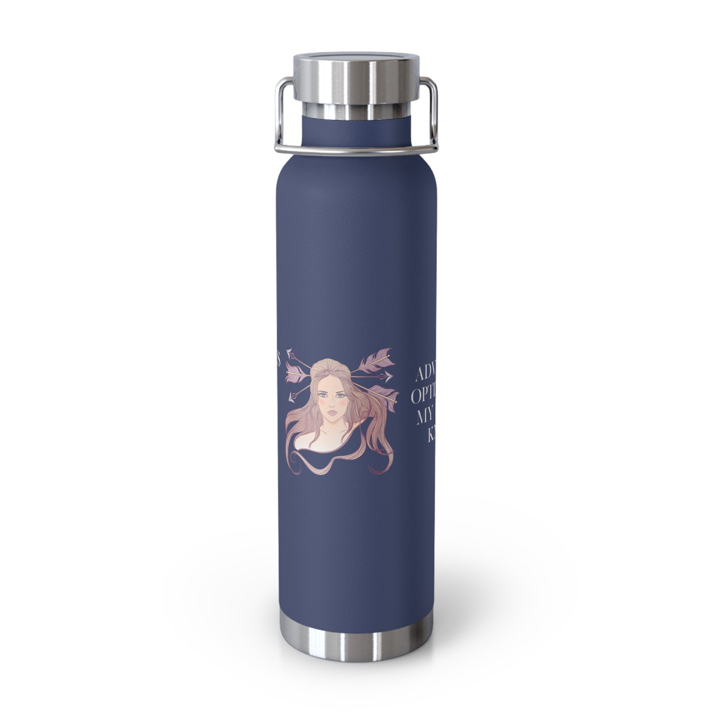 Zodiac Sagittarius Copper Vacuum Insulated Bottle, 22oz