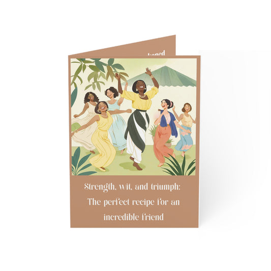 Friends Strength Greeting Cards (1, 10, 30, and 50pcs)