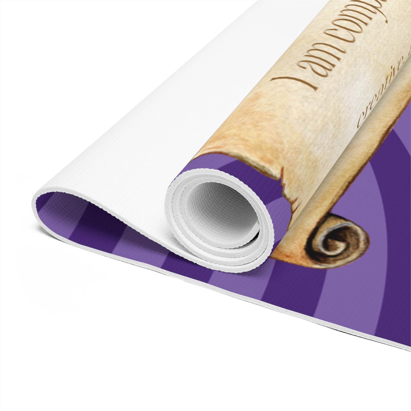 Purple Meditation Zodiac Pisces Foam Yoga Mat