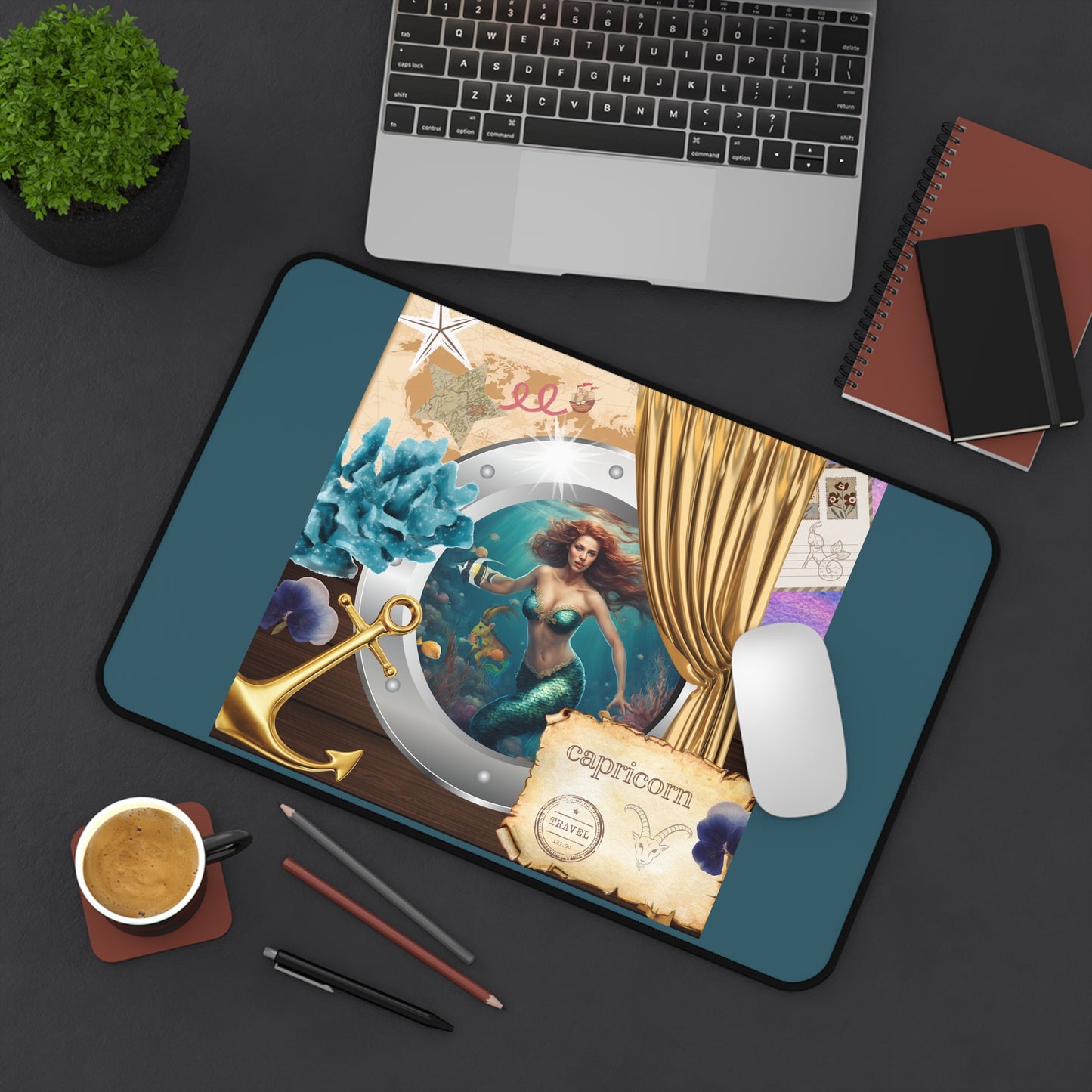 Zodiac Capricorn Desk Mat