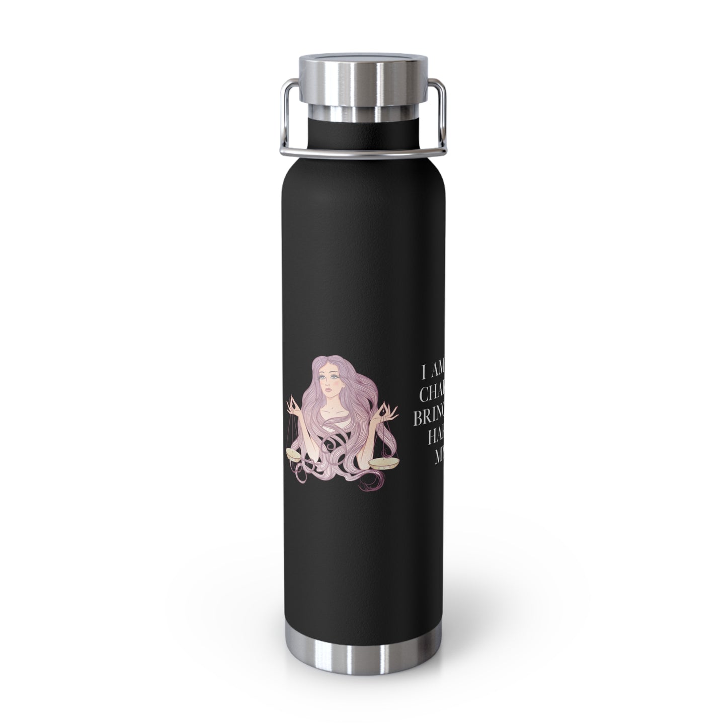 Zodiac Libra Copper Vacuum Insulated Bottle, 22oz