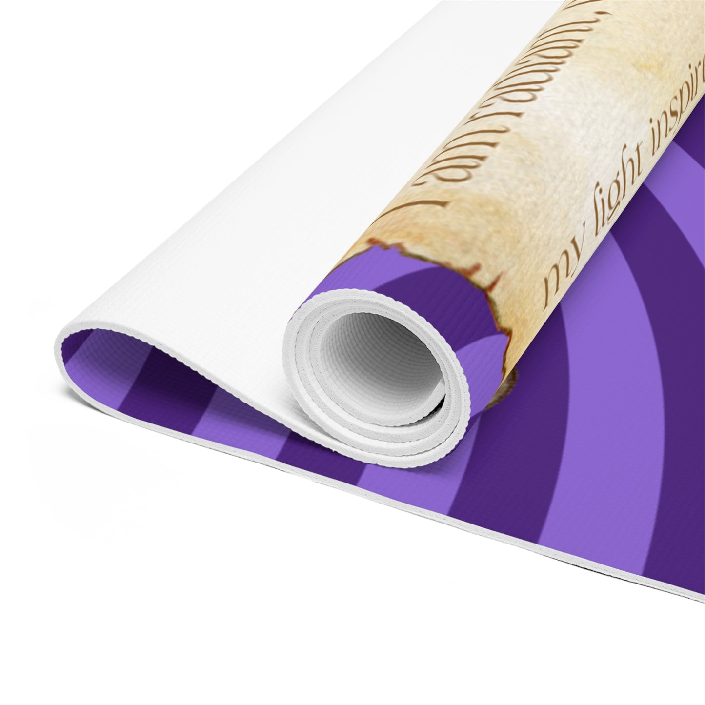 Purple Meditation Zodiac Leo Foam Yoga Mat