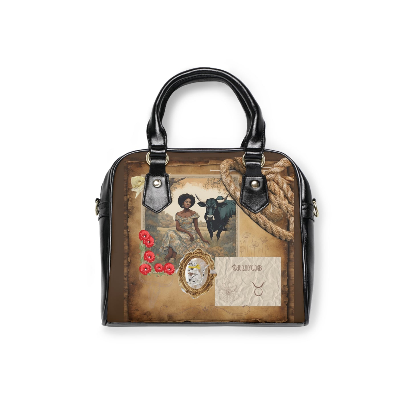 Zodiac Taurus Shoulder Handbag