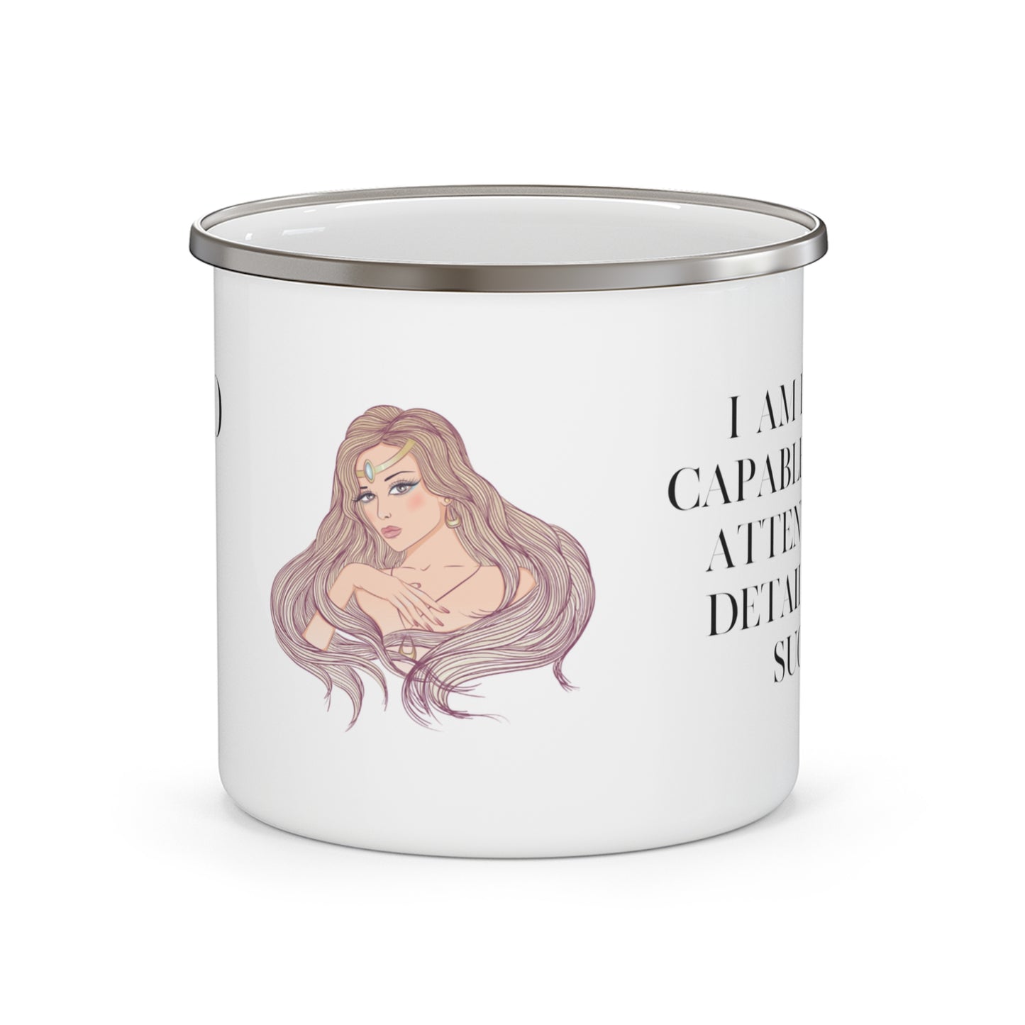 Zodiac Virgo Enamel Camping Mug