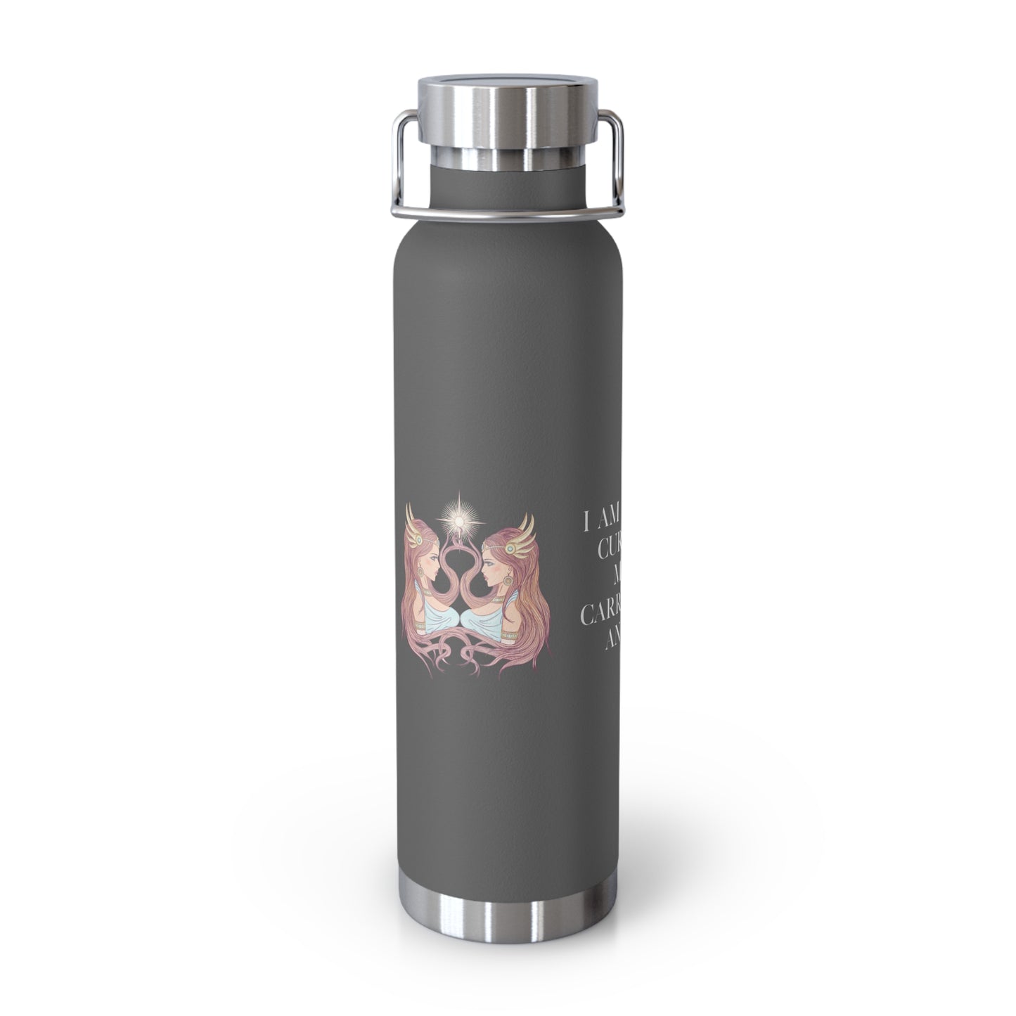 Zodiac Gemini Copper Vacuum Insulated Bottle, 22oz