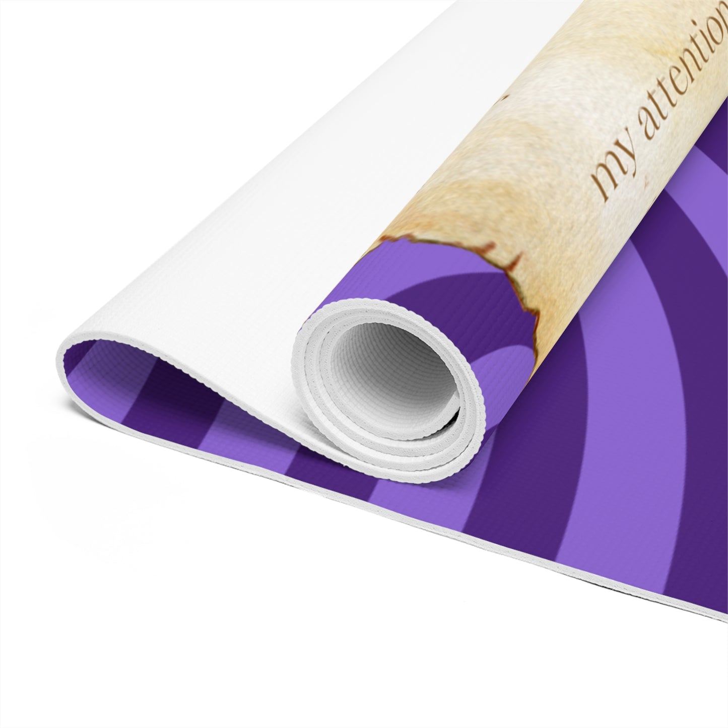 Purple Meditation Zodiac Virgo Foam Yoga Mat