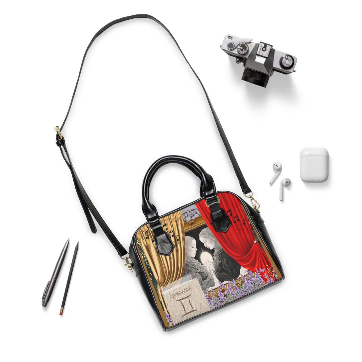 Zodiac Gemini Shoulder Handbag