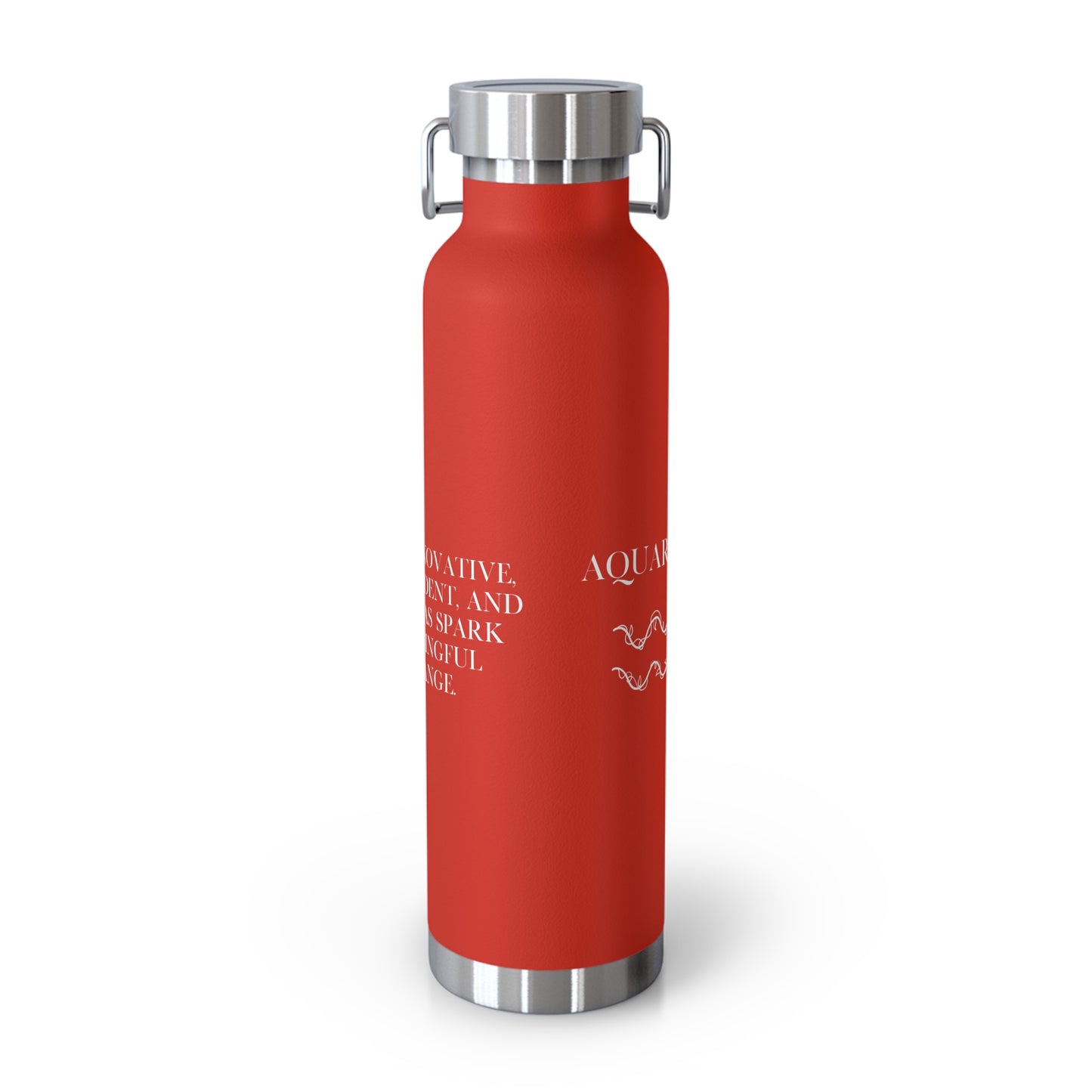 Zodiac Aquarius Copper Vacuum Insulated Bottle, 22oz