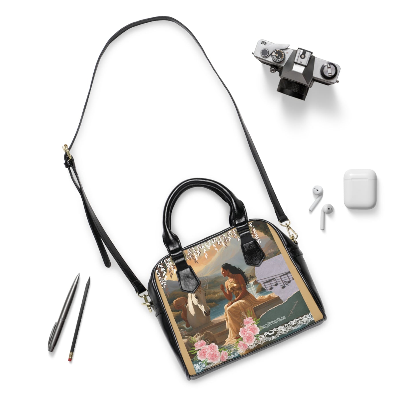 Zodiac Sagittarius Shoulder Handbag